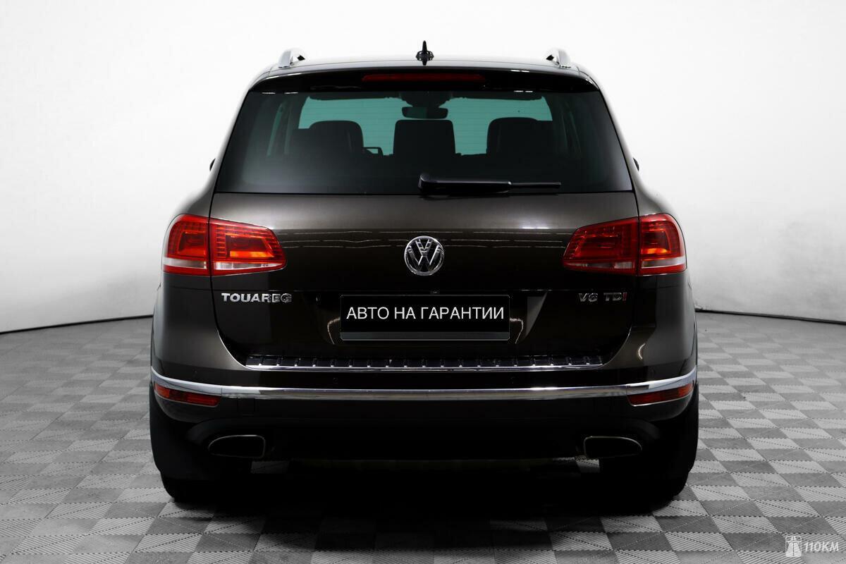 Volkswagen, Touareg, 3000, 245, дизель, внедорожник, автомат, полный привод, среднее состояние, левый, коричневый, 3 485 000 ₽