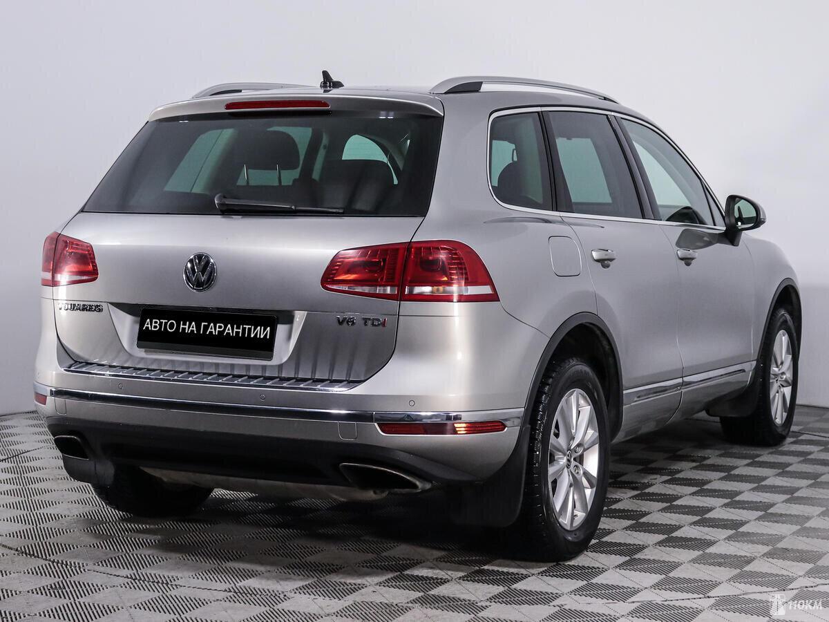 Volkswagen, Touareg, 3000, 245, дизель, внедорожник, автомат, полный привод, среднее состояние, левый, серебряный, 3 039 000 ₽