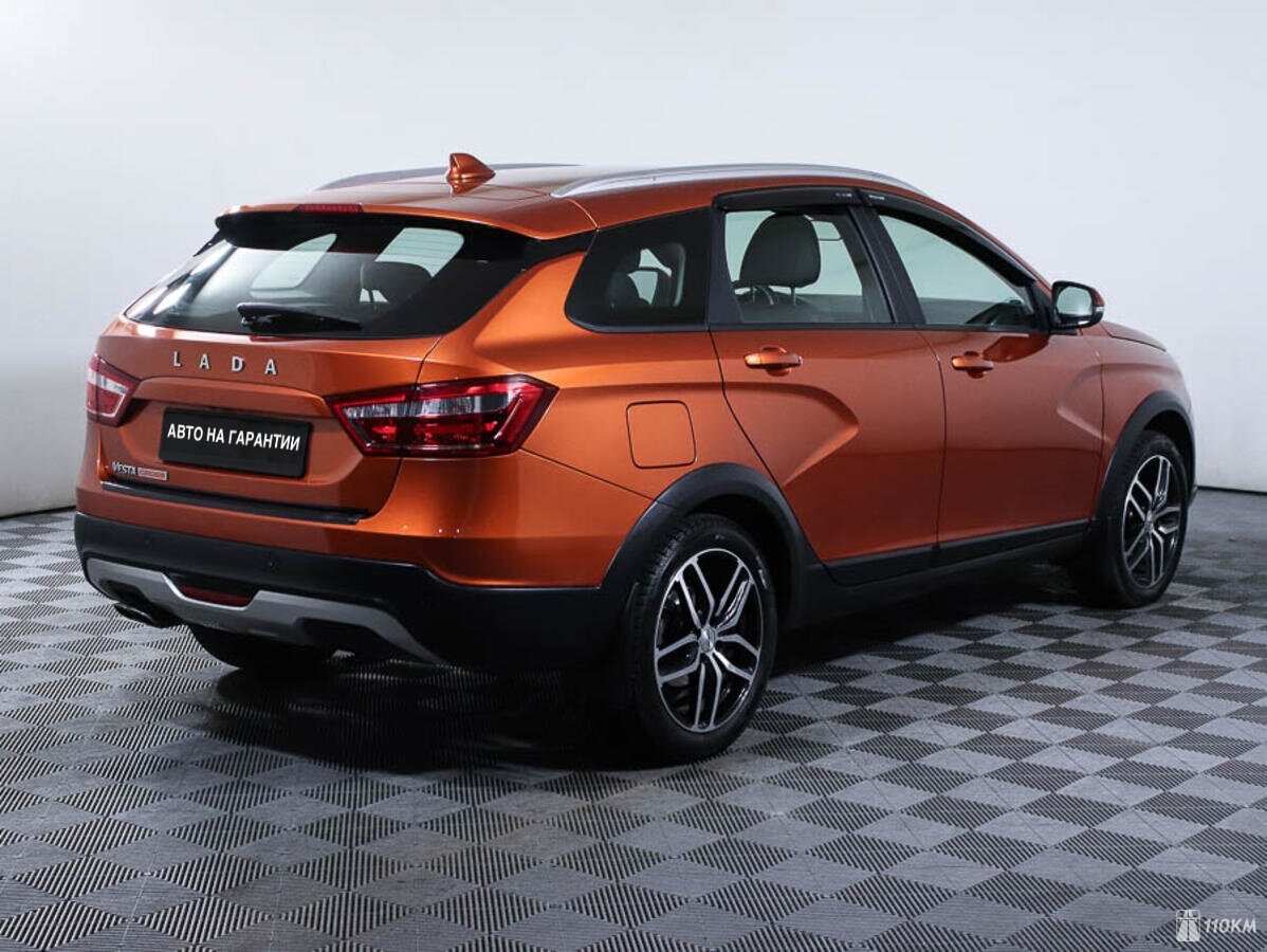 ВАЗ (Lada), Vesta Cross, 1600, 0, бензин, универсал, вариатор, передний привод, среднее состояние, левый, оранжевый, 1 395 000 ₽