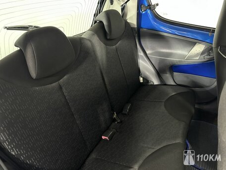 Peugeot, 107, 1000, 68, бензин, хэтчбек, робот, передний привод, среднее состояние, левый, синий, 420 000 ₽