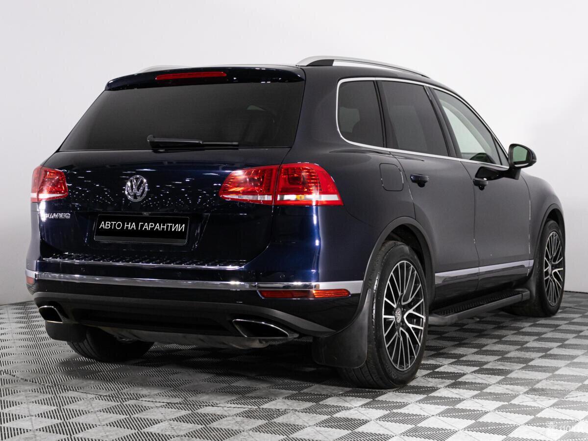 Volkswagen, Touareg, 3600, 245, бензин, внедорожник, автомат, полный привод, среднее состояние, левый, синий, 2 669 000 ₽