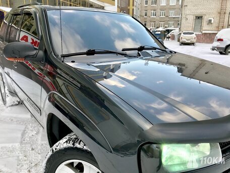 Chevrolet, TrailBlazer, 4200, 273, бензин, внедорожник, автомат, полный привод, среднее состояние, левый, серый, 270 000 ₽